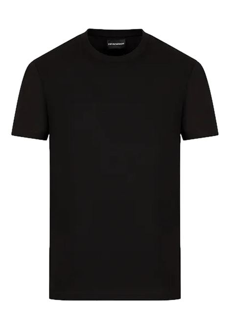 Jersey T-shirt with jacquard logo EMPORIO ARMANI | T-shirt | 8N1TD2 1JGYZ0022
